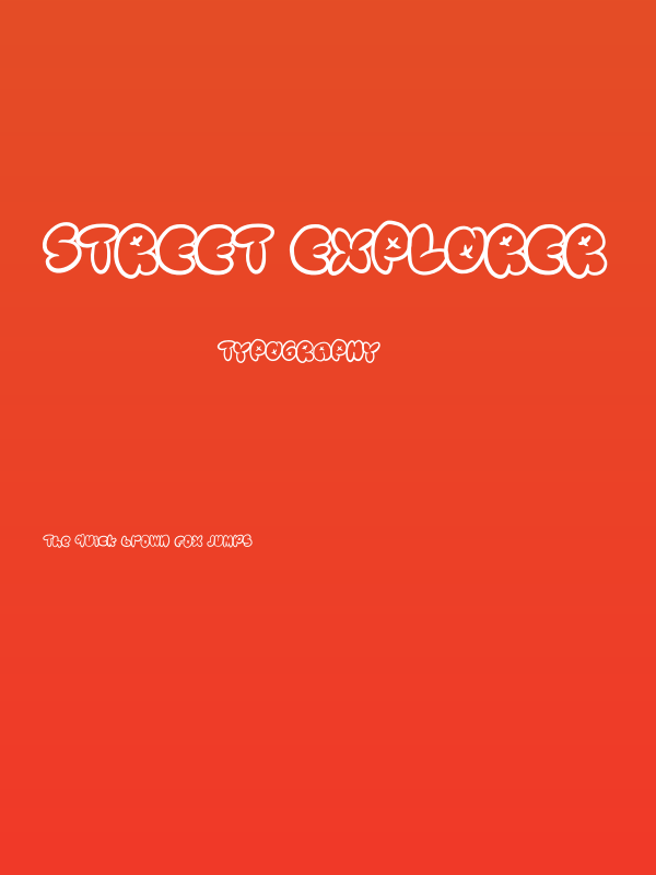 Street Explorer Poster