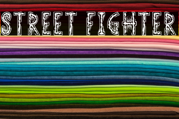 Street Fighter Font examples