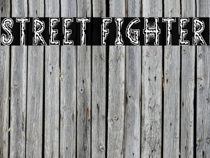 Street Fighter Font examples