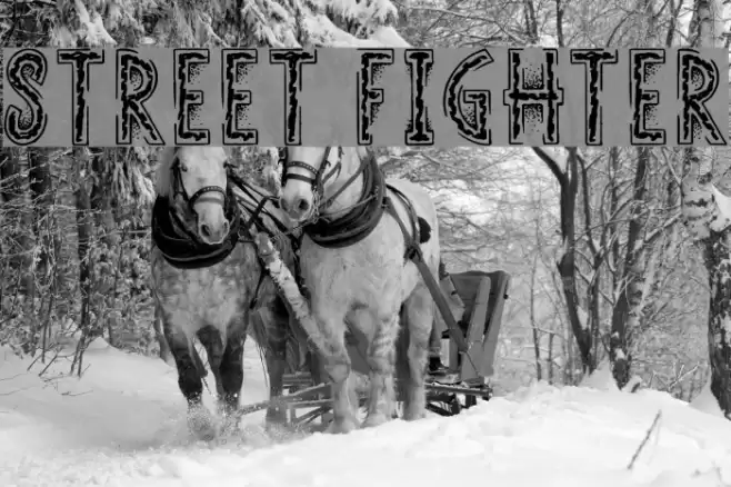 Street Fighter Font examples