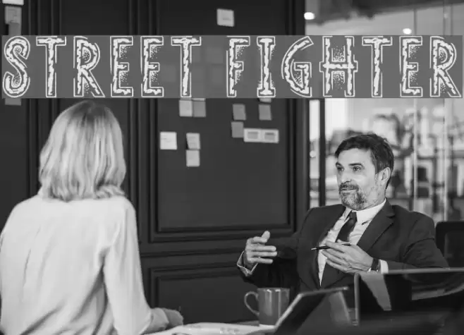 Street Fighter Font examples