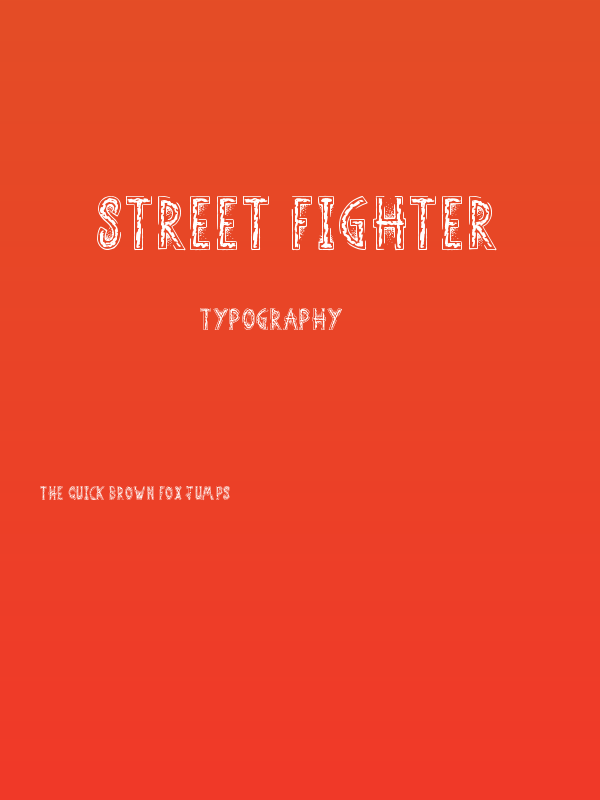 Street Fighter Poster