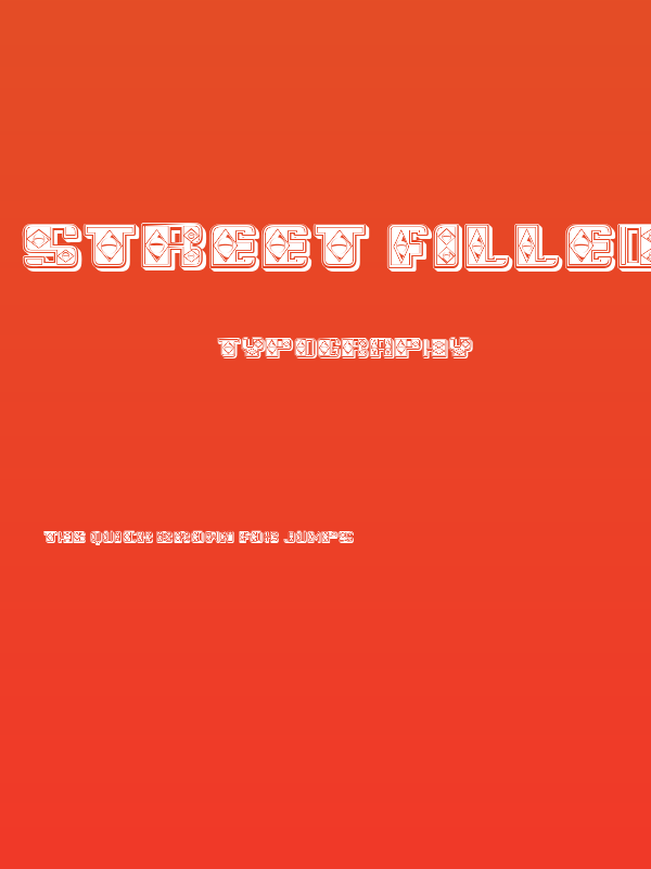 Street Filled Regular Poster