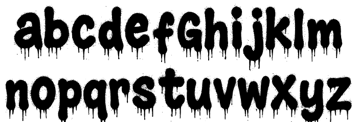 Street Flow NYC Font LOWERCASE