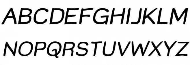 Street Freehand Italic Шрифта ВЕРХНИЙ
