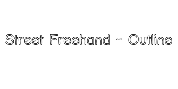 Street Freehand - Outline Logo