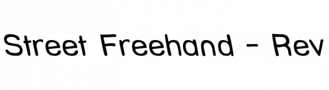 Street Freehand - Rev  Free Fonts Download