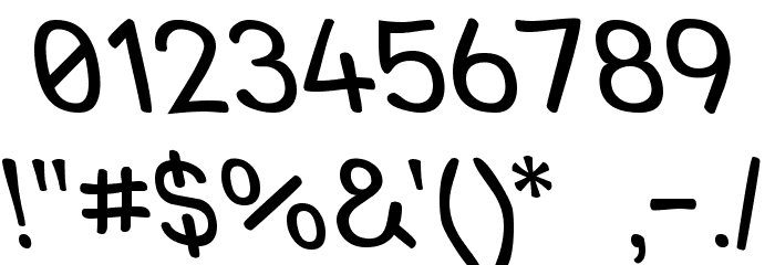 Street Freehand - Rev Font OTHER CHARS