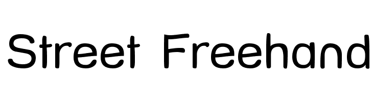 Street Freehand Font