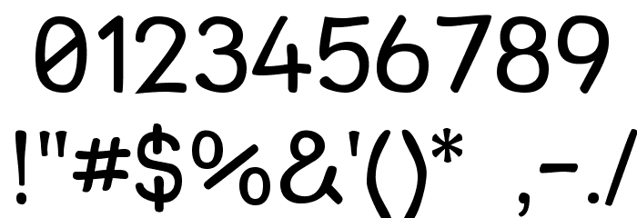 Street Freehand Font OTHER CHARS