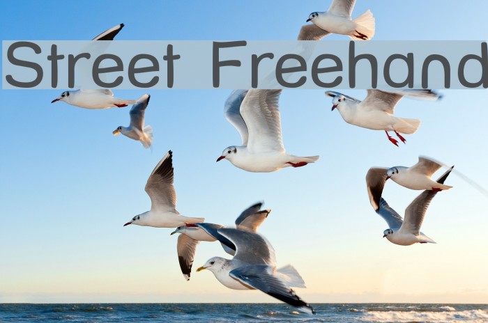 Street Freehand Font examples