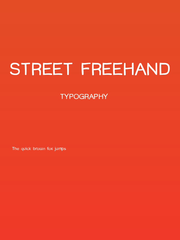 Street Freehand Poster