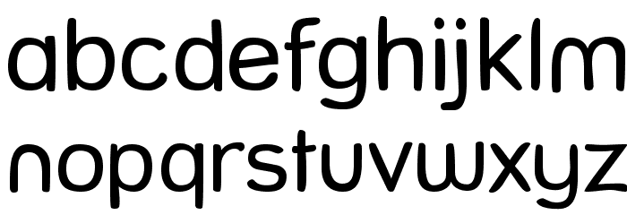Street Freehand Font LOWERCASE