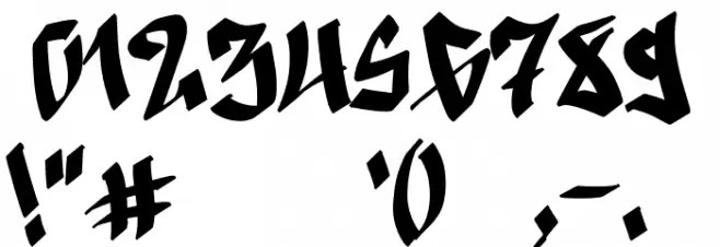 Street Gangsta Demo خط محارف أخرى