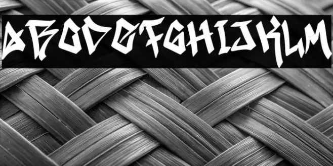 Street Gangsta Demo خط examples