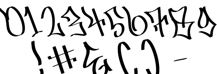 Street Graffity Regular Font OTHER CHARS