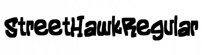 Street Hawk Regular Скачать бесплатные шрифты