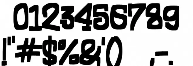 Street Hawk Regular Font OTHER CHARS