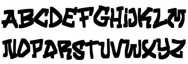 Street Hawk Regular Font UPPERCASE