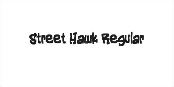 Street Hawk Regular Logo