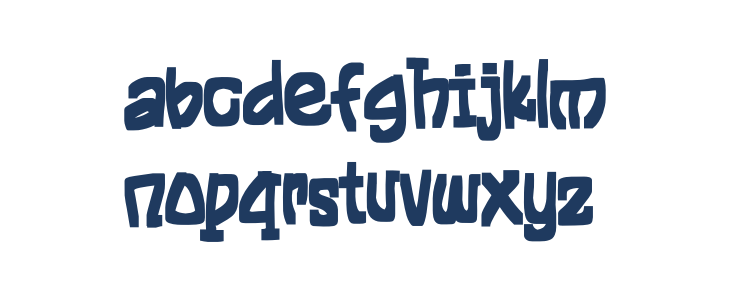 Street Hawk Regular Lowercase