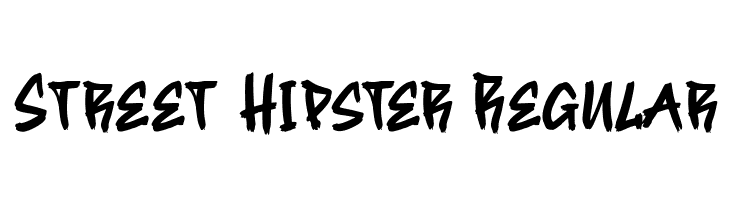 Street Hipster Regular  フリーフォントのダウンロード