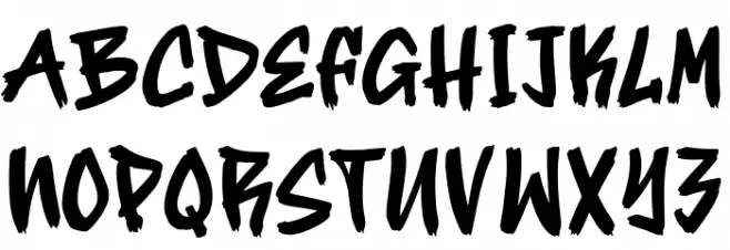 Street Hipster Regular Schriftart Kleinbuchstaben