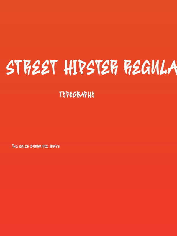 Street Hipster Regular Poster