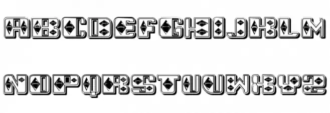 Street Hollow Regular Font Litere mici