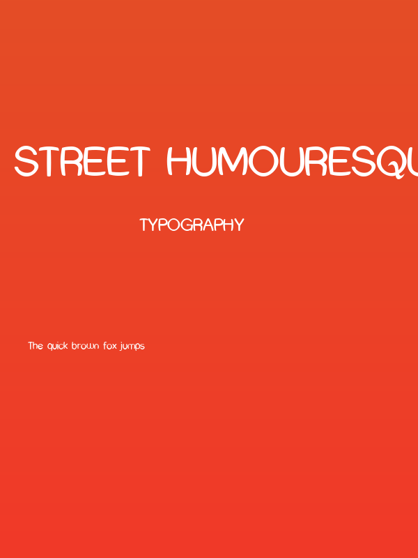 Street Humouresque Poster