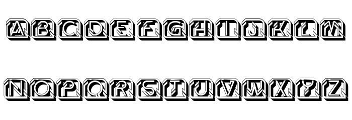 Street Intruder 3D Capitals Regular Font OTHER CHARS