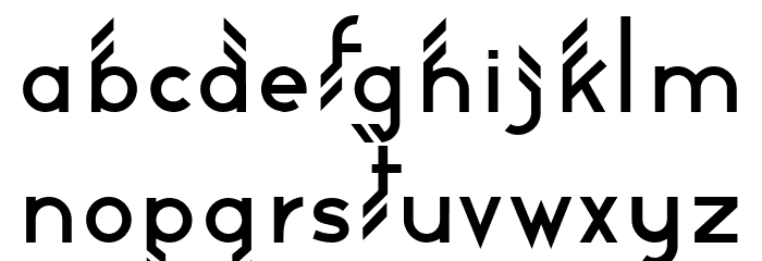 Street Intruder Book Regular Font LOWERCASE