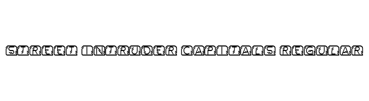 Street Intruder Capitals Regular  フリーフォントのダウンロード