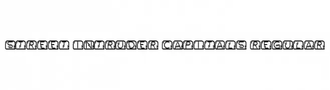 Street Intruder Capitals Regular  Descarca Fonturi Gratis