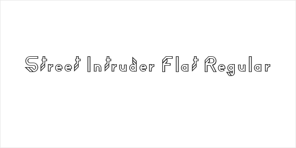 Street Intruder Flat Regular Logo