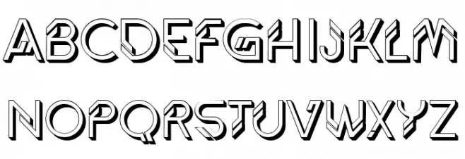 Street Intruder Hollow Regular Шрифта ВЕРХНИЙ