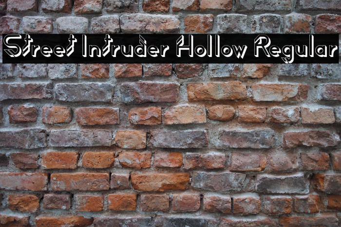 Street Intruder Hollow Regular Example 1
