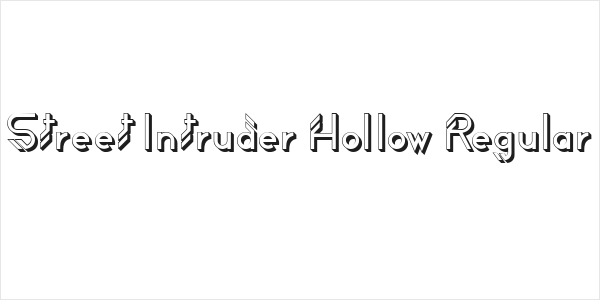 Street Intruder Hollow Regular Logo