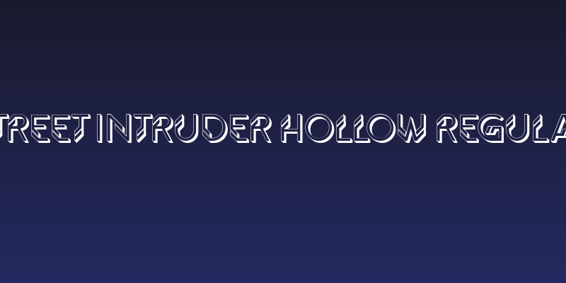 Street Intruder Hollow Regular Social Header