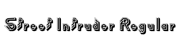 Street Intruder Regular  免费字体下载
