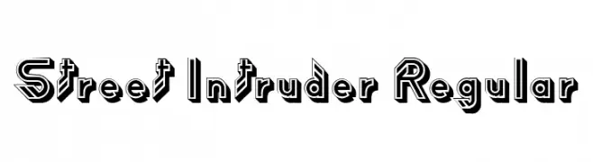 Street Intruder Regular  Descarca Fonturi Gratis