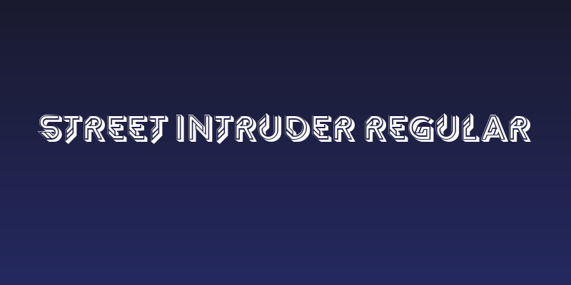 Street Intruder Regular Social Header