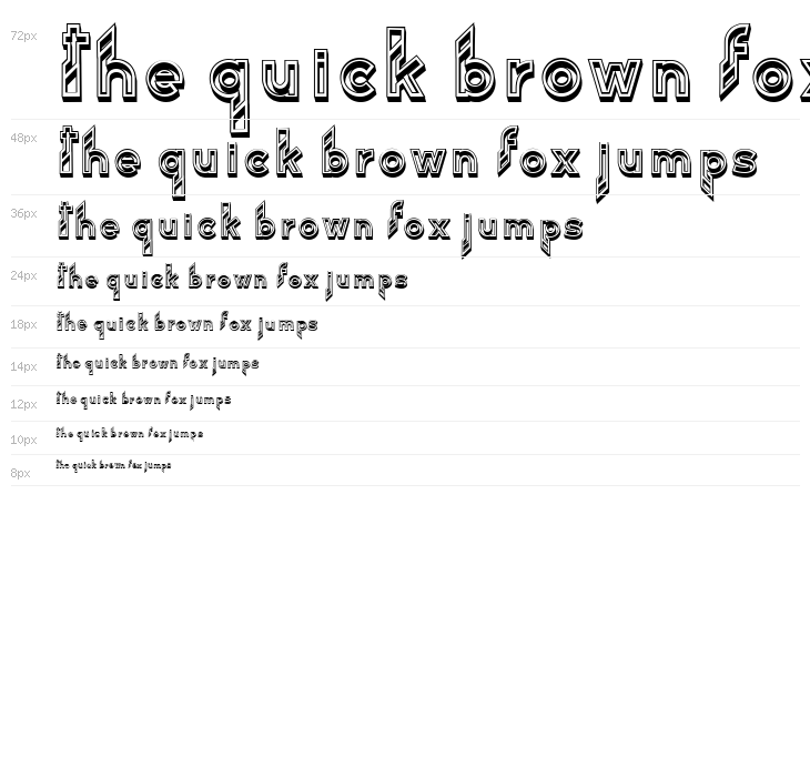 Street Intruder Small Caps Numb Regular Waterfall