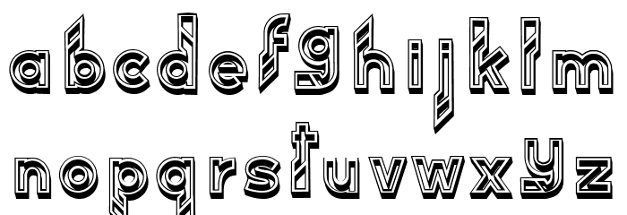 Street Intruder Small Caps Numb Regular Font LOWERCASE