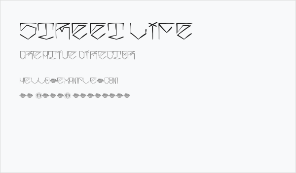 Street Life Business Card