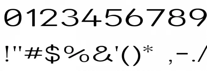 Street  Light Compressed Font OTHER CHARS