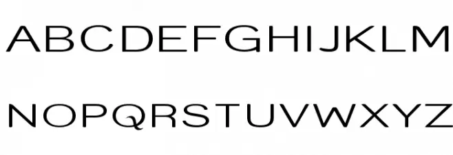 Street Light Expanded Schriftart Groß