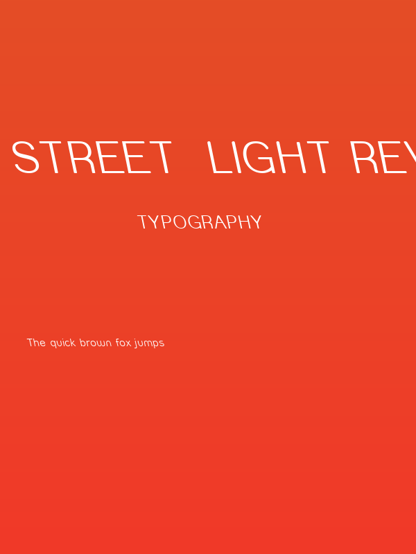 Street  Light Rev Poster