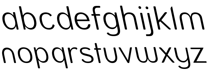 Street Light Rev Font LOWERCASE