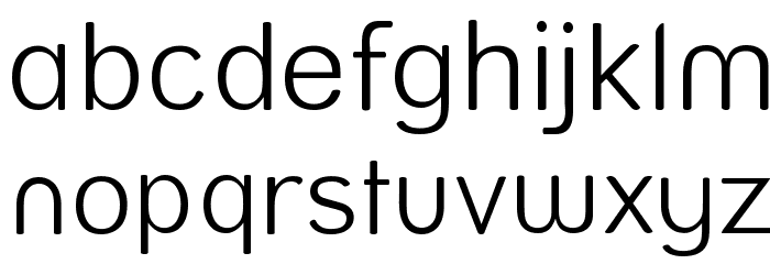 Street Light Font LOWERCASE
